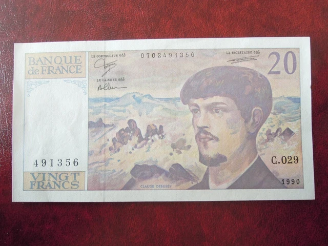 20 Francs DEBUSSY Modifié FRANCE 1997 F.66ter.02 542749 Banknotes