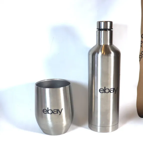 Ebay Travel Thermos & Matching Cup Stainless Steel Set