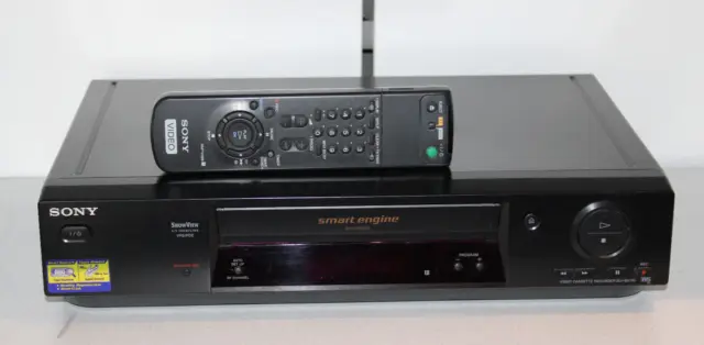 Sony SLV-SX710 VHS Videorecorder (6-Kopf HiFi Stereo ) - Schwarz
