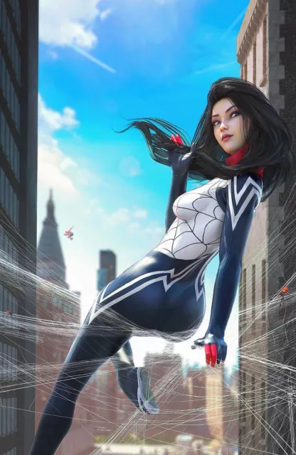 AMAZING SPIDER-MAN #23 (TIAGO DA SILVA EXCLUSIVE SILK VIRGIN VARIANT) ~ Marvel