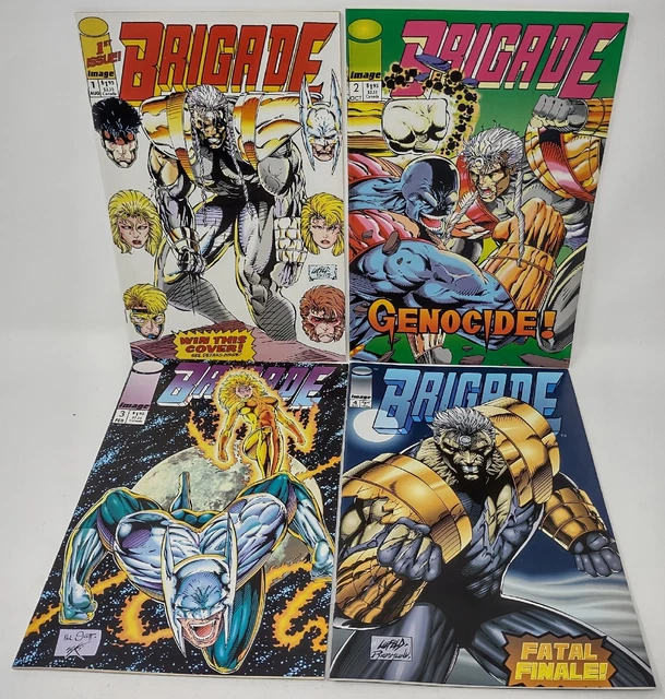 Brigade Issues 1 2 3 4 Image Comics 1992 - 1993 First Printing Lot of 4