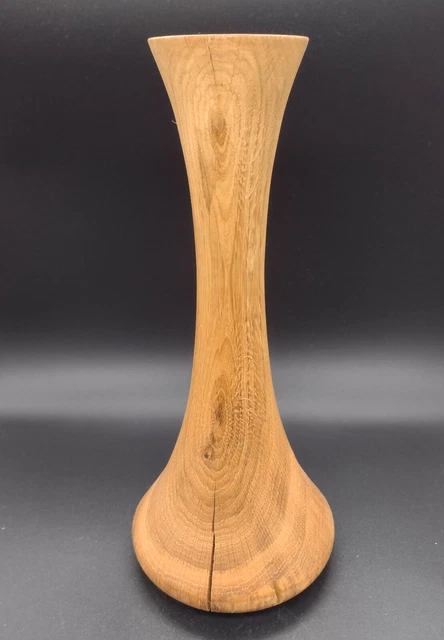 Vase Soliflore En Bois D'if – Tourné à La Main En France – 18 Cm