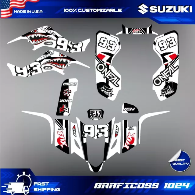 suzuki LTZ 400 wrap graphics stickers kit decals quad 2003 to 2008 ltz400 kfx400