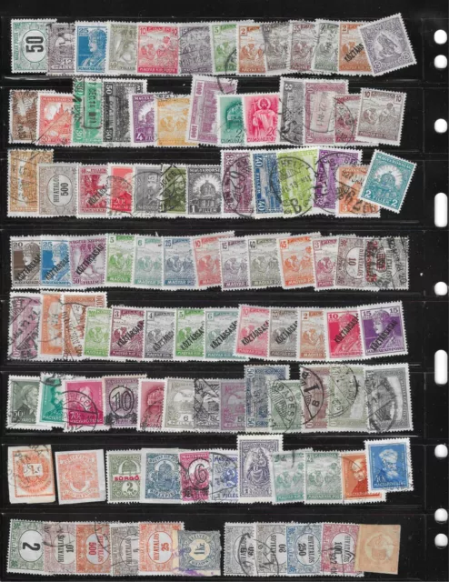 Yugoslavia Hungary Czechoslovakia Bulgaria Etc Stamp Collection