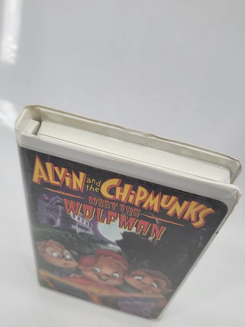 ALVIN AND THE Chipmunks Meet the Wolfman VHS 2000 Cartoon Clam Shell £4 ...