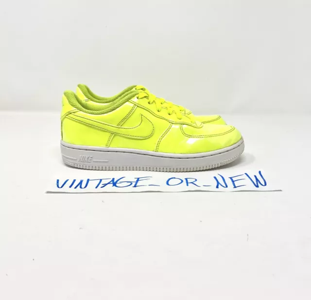 Nike Air Force 1 Shoes LV8 UV Volt/Neon Yellow AO2287-700 Size 3Y