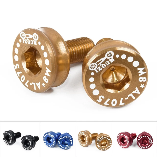 w6025]1 Paire Vélo Bouteille D'Eau Cage Boulons M5 Alliage D'Aluminium