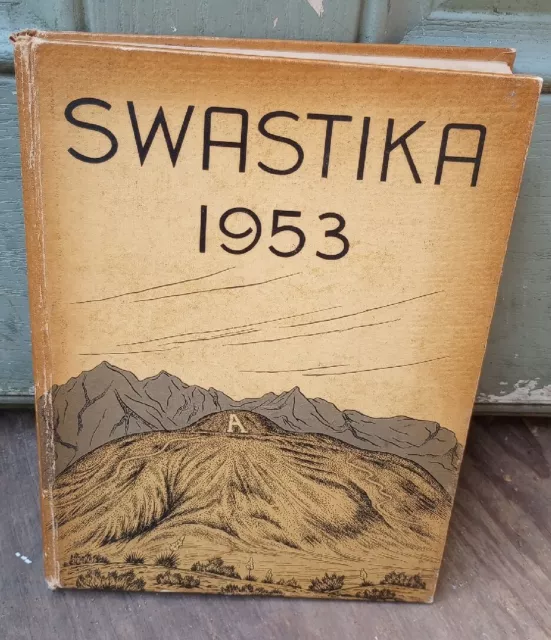 1953 New Mexico A&M University Swastika Yearbook Las Cruces Photos Sports HC