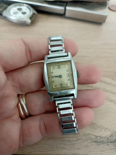 Montre Bracelet Mirus Art Déco Mécanique Pour Femme - Pièce Vintage Occasion