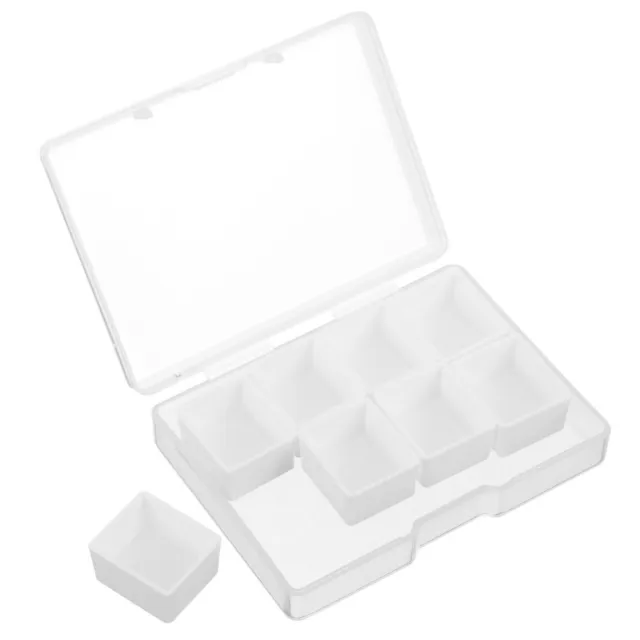 1 juego de cajas de embalaje de pigmentos soporte de pigmentos contenedor de almacenamiento de pigmentos pigmento