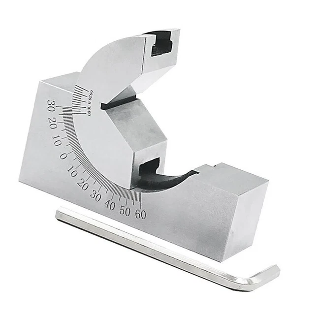 GAUGE MICRO ADJUSTABLE Angle V Block Milling Setup 0 to 60 Degree Angle