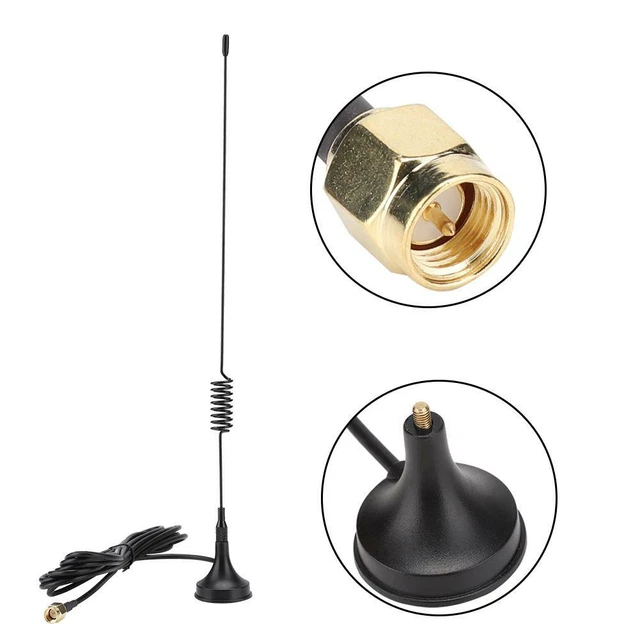 Antenna maschio SMA con base magnetica, antenna per ventosa esterna GSM 2G/3G/4G