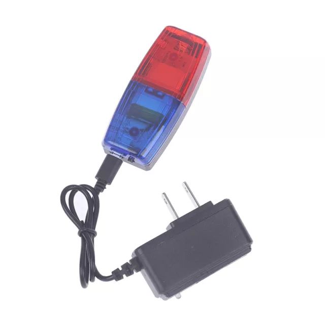 LED Red Blue Multifunction Clip Flashing Warning Safety Shoulder Police Light