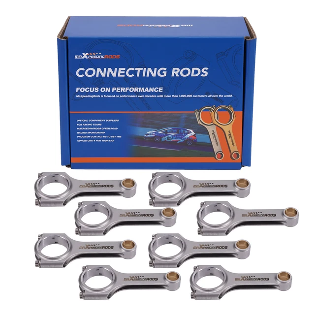8 pz barre di collegamento fascio H per motore Chevrolet serie LS V8 Conrod ARP2000