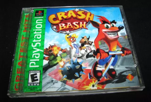 CRASH BASH (Sony PlayStation 1, PS1) Greatest Hits Tested Working