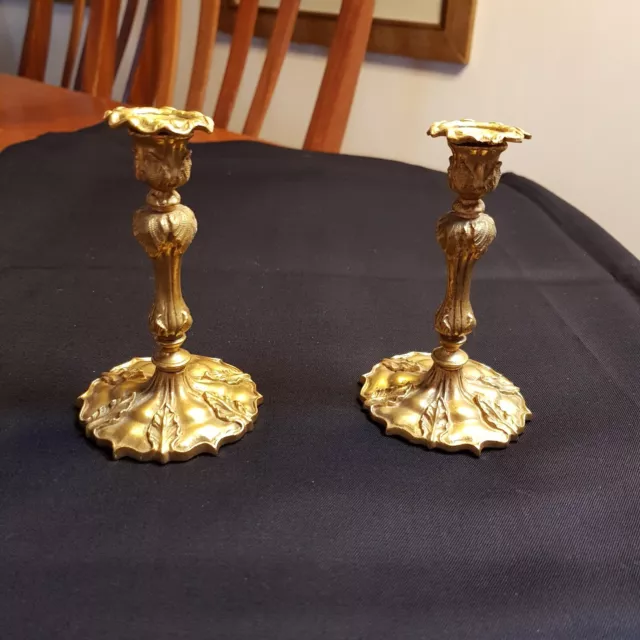 ormolu candlesticks 19 century  french