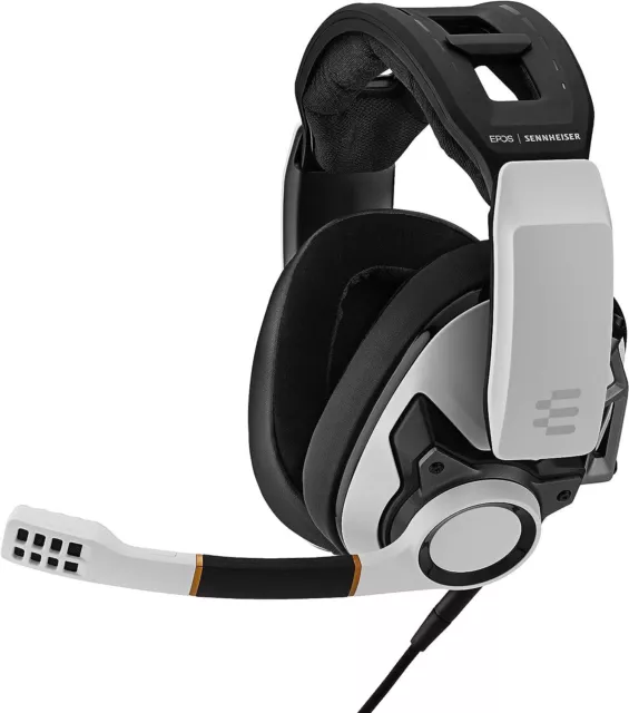 EPOS Sennheiser GSP 601 Gaming Kopfhörer mit Mikrofon Ergonomisch Headset Weiß