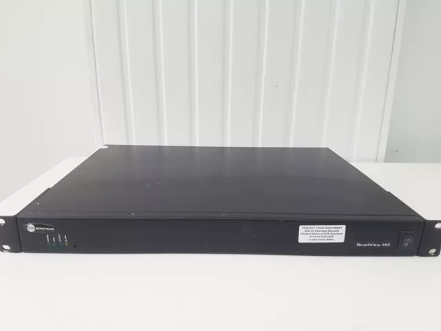 RGB SPECTRUM QuadView HD Model QVHD-4/0  - 1 month warranty