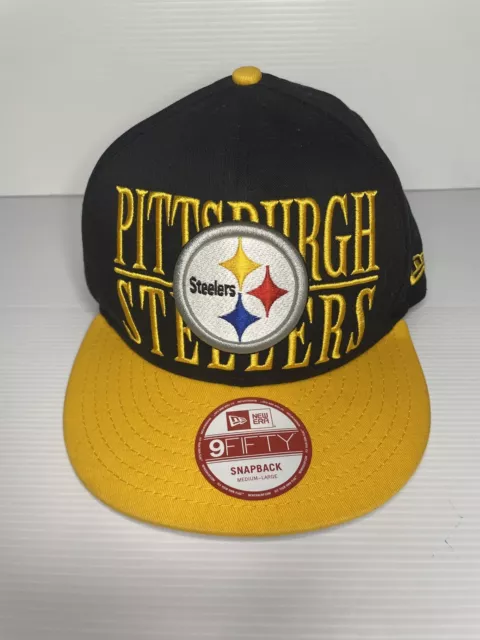 New Era 9Fifty Pittsburgh Steelers NFL Snapback Hat Cap Medium-Large