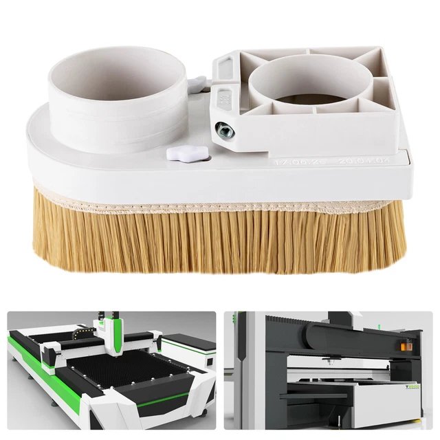 CNC Router | Dust Boot | Dust Shoe | 80mm Spindle | Nylon Bristle Detachable