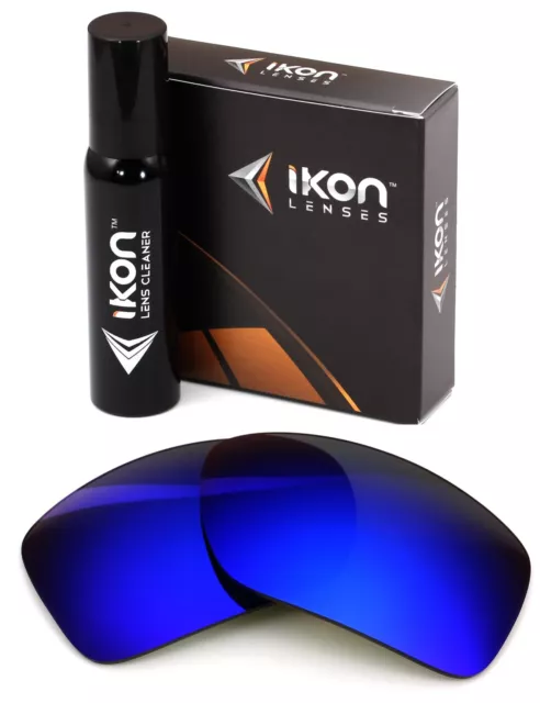 Polarized IKON Replacement Lenses For Von Zipper Kickstand Deep Blue Mirror