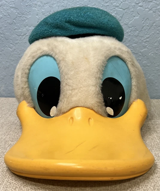 Vintage Donald Duck SnapBack Plush Hat Disney Character Cap