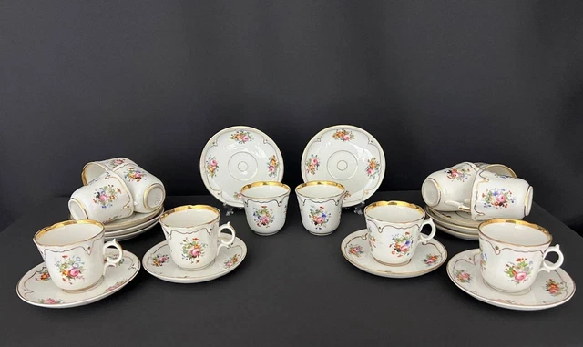 Service ancien en porcelaine de Limoges Canton Vaud