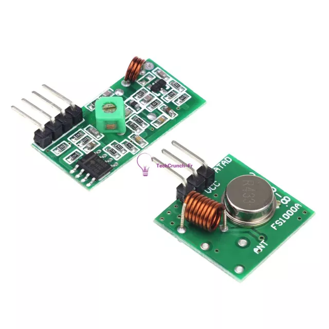 433 Mhz RF Sender Empfänger Receiver Modul Wireless Transmitter for Arduino