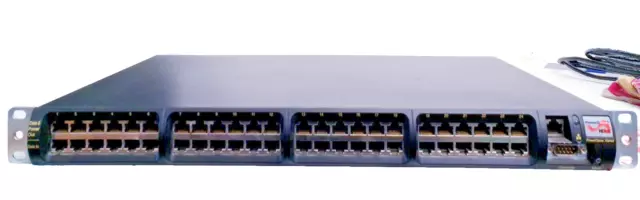 PowerDsine HiPOE 7024G 48 Ports (24 Port POE) PD-7024G/AC/M with Ear Mount Rack