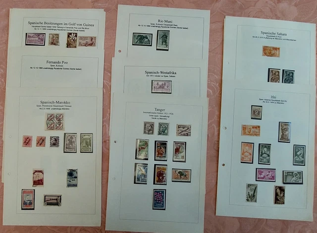 Briefmarken ehem. Spanische Kolonien in Afrika
