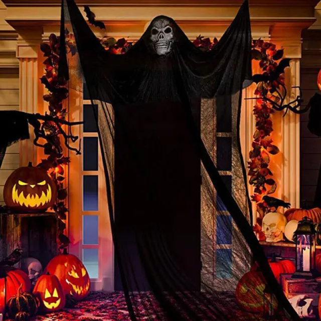 Halloween Grim Reaper Ghost, Halloween Hanging Ghost Hanging Horror Skull Large