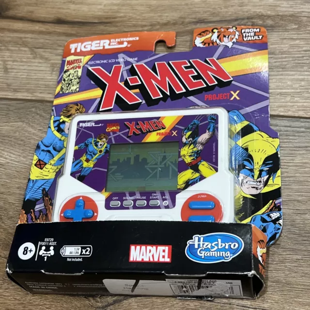 NEW Hasbro Tiger Electronics Handheld X-Men Project X LCD Game Retro Reissue
