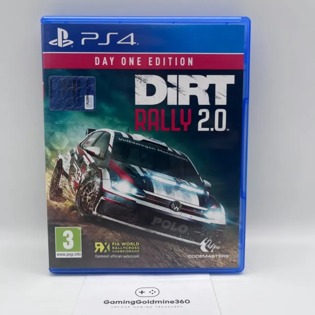DIRT RALLY 2.0 STEELBOOK DAY ONE EDITION PS4 VIDEOGIOCO ITALIANO  PLAYSTATION 4