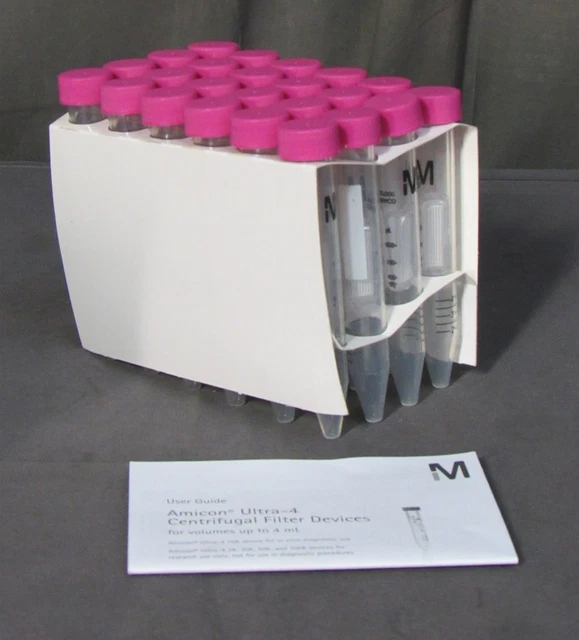 72 PCS MILLIPORE Amicon UFC801096 Ultra4 Centrifugal Filter Ultracel