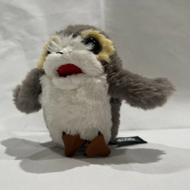 Disney Parks Star Wars Toddler Porg Talking Magnetic Shoulder Pal Plush Doll