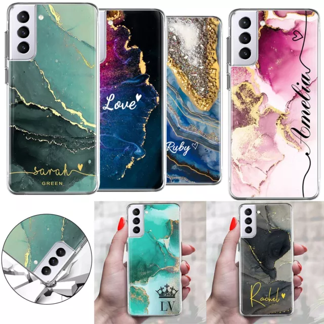 Marble Soft Case Personalized Phone Cover For Samsung Galaxy A53 A14 A04 S23 S22
