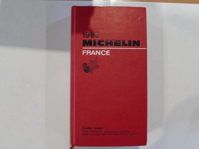 Guide Michelin Rouge 1956 – État Très Correct – Éditions Michelin