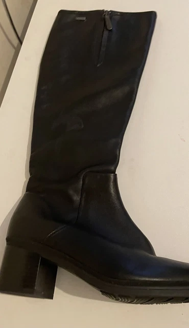 NEW CLARKS BROOKLYN Sky GTX Ladies Tan Leather Heeled Long Boot UK 3 D 79.99 PicClick UK