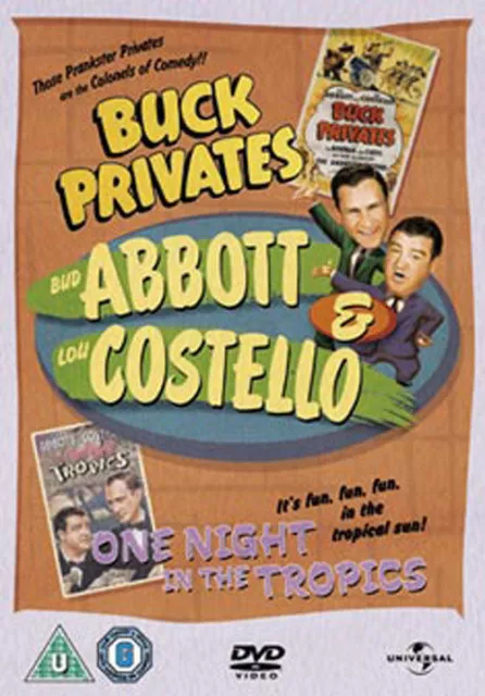 Abbott & Costello - Buck Privates / Un Night IN The Tropics DVD Neuf DVD (824569