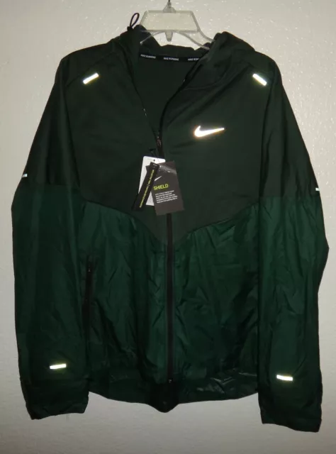 Nwt Mens L Nike Sphere Shieldrunner Shield Water Wind Resistant Running Jacket