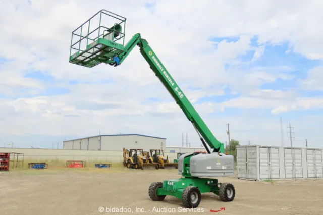 2015 Genie S-45  45' 4WD Diesel Telescopic Boom Lift Man Aerial Platform