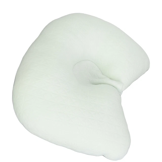 Green Toddler Head Pillow Stabile Doppelseitige Pearl Cotton Gestrickt Stoff Obm