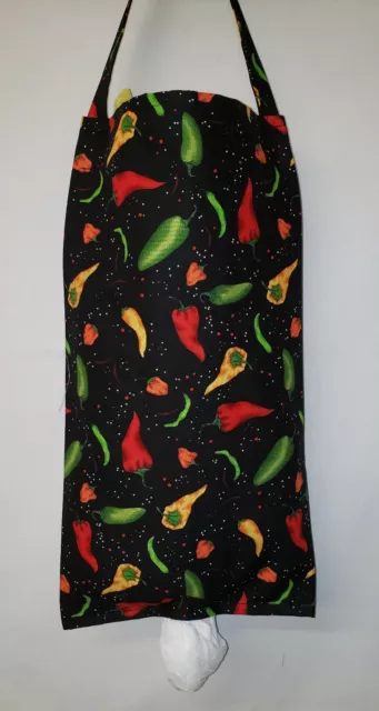 Hot Peppers Plastic Grocery Shopping Bag Holder