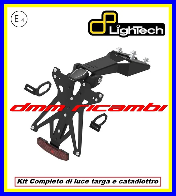 KTARKA125A1 KIT PORTATARGA REGOLABILE ITA/DE/SLO LIGHTECH KAWASAKI Z 125 2019-2024