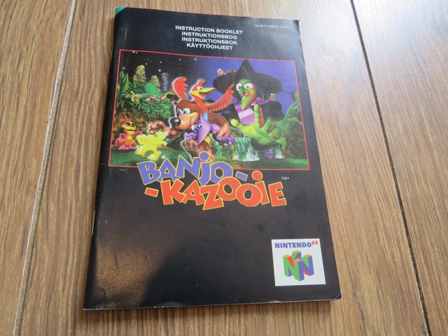 Banjo-Kazooie Sur Nintendo 64 - Cartouche Seule - PAL - Très Bon état (TBE)