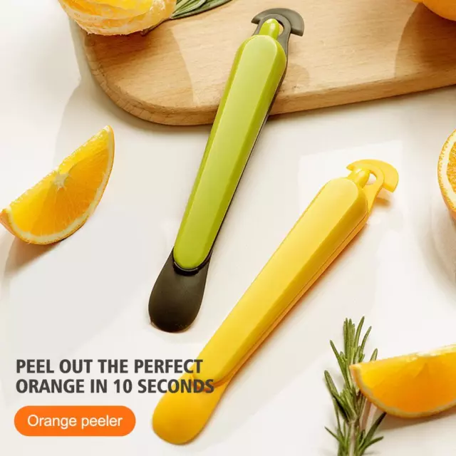 Multifunctional Kitchen Fruit Peeling Tool, Orange NEW 2024 Peeling Tool Q7S9