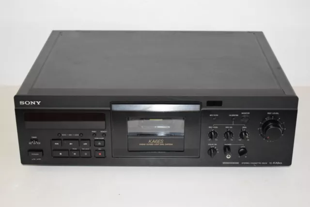 Sony TC-KA6 ES High End Tapedeck Vintage schwarz