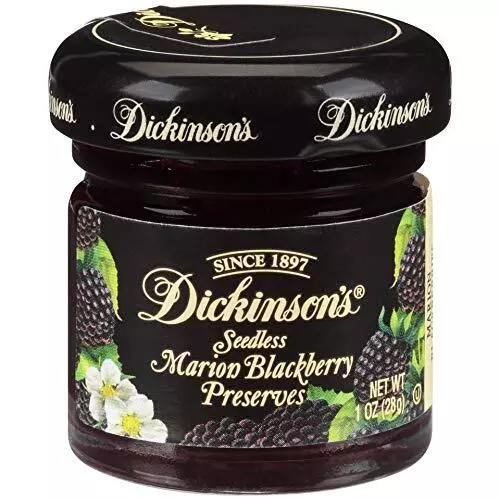 Seedless Marion Blackberry Preserves, 1 Ounce (Pack of 72)