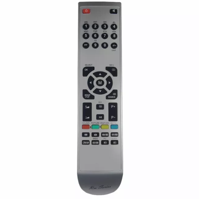 Neuf RM-Series TV Télécommande pour Schneider STV1488TDT