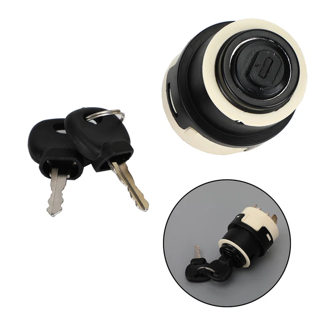 Interrupteur D'allumage Avec 2 Clés Oikabio - Compatible 3CX/4CX, Référence 85804674 / 701/80184 50988 - En ABS Noir - 10